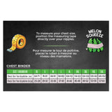 Melon Squeeze Size chart