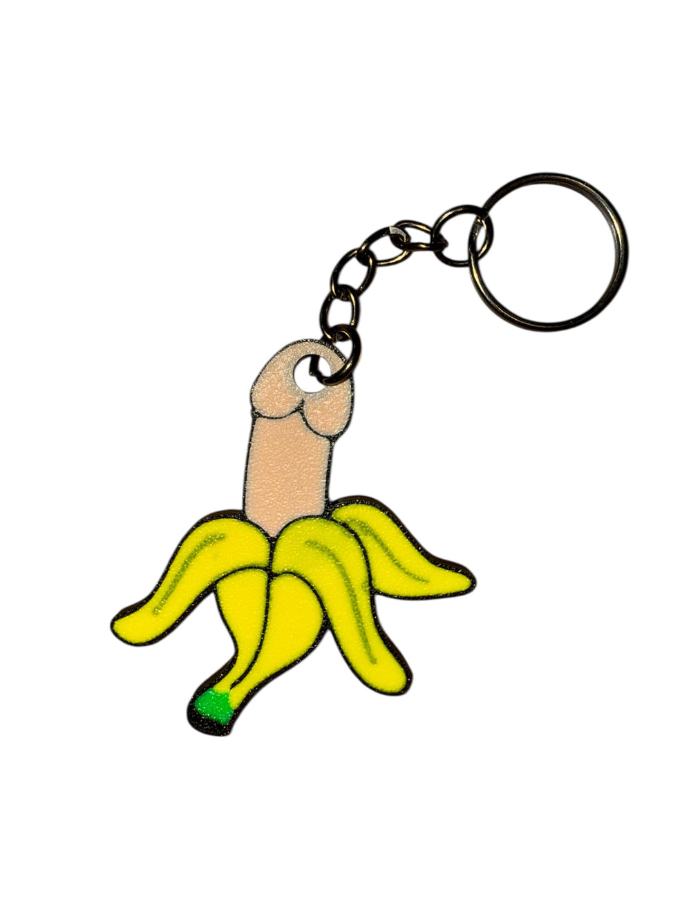 Banana logo keychain